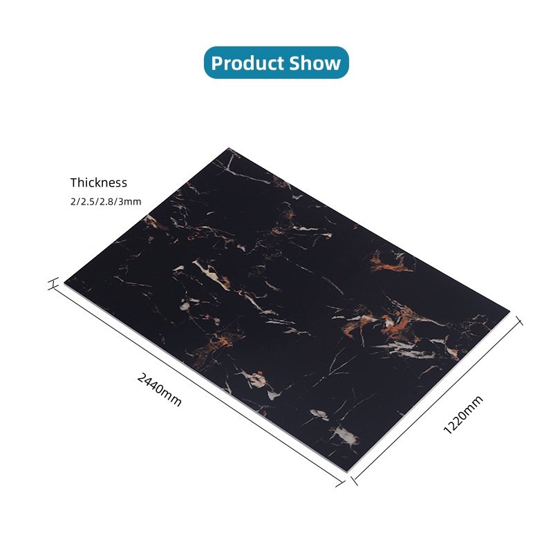 Quality Assurance Uv Marble Plastic Sheet Pvc modern wall panels pvc wall panels boards for Decoration