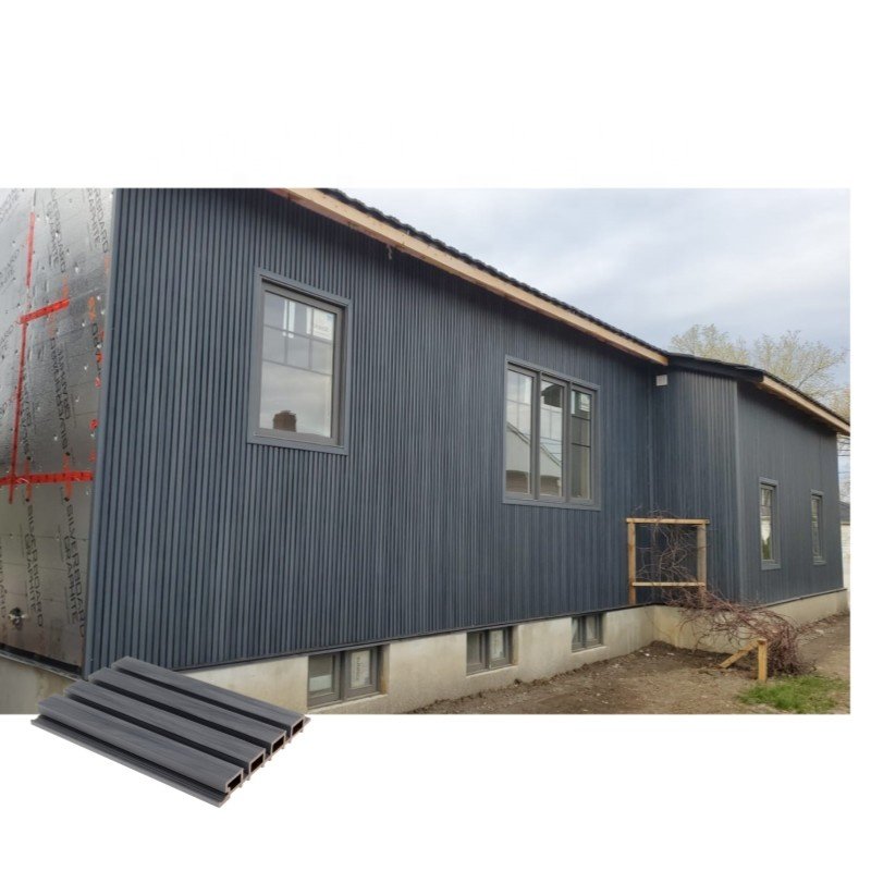 WPC fiber cement board exterior wall cladding other boards for office school siding
