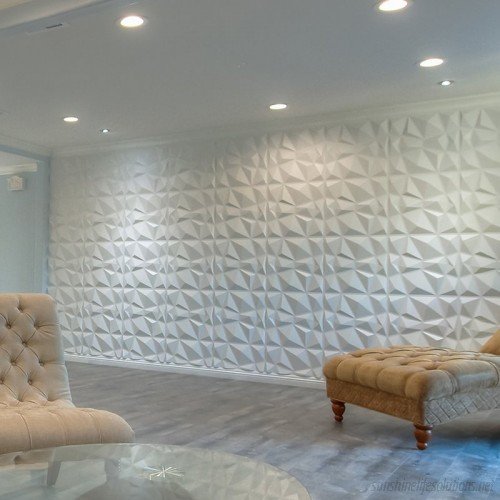 Auuan 3D Plastic Interior Wall Decor Tiles PVC Wall Panel Home Decoration 3D Wall Panel wholesale