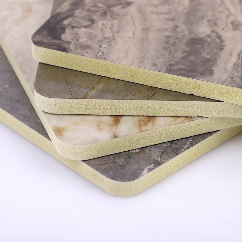 8mm Laminate Sheets for Walls Marble Film Bamboo Fiber Wall Panels Wood Veneer