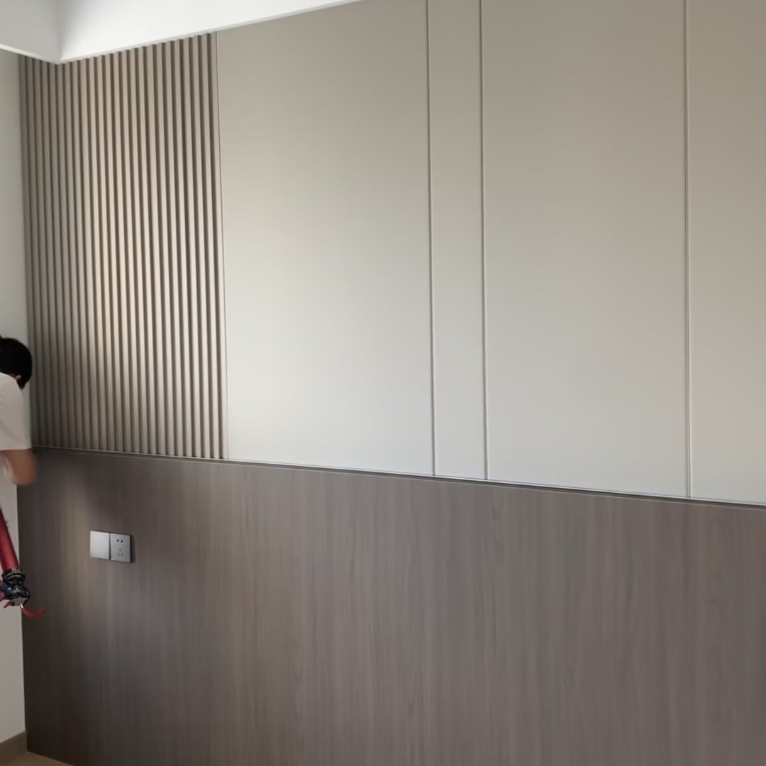 8mm Laminate Sheets for Walls Marble Film Bamboo Fiber Wall Panels Wood Veneer