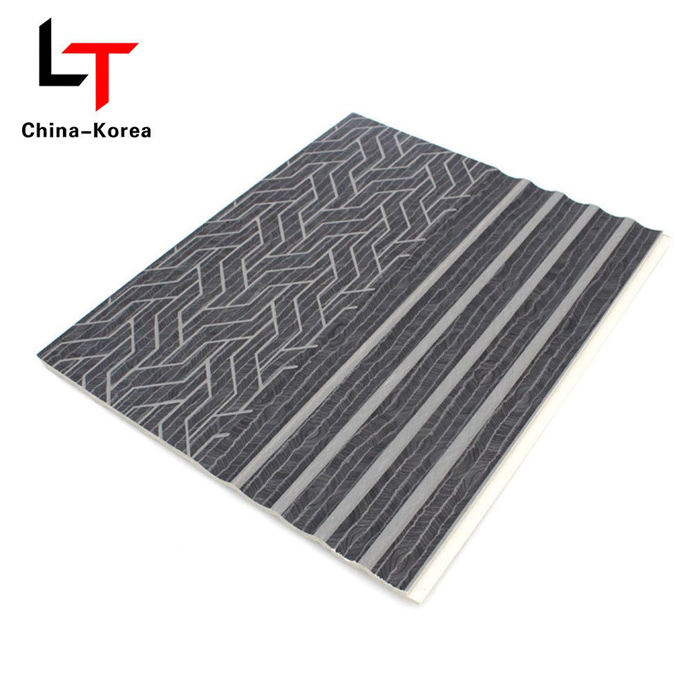 LT Best Selling PS Waterproof WPC fluted wall panels 3d Slat Acoustic Seamless fluted Wall Board For Home Decoration
