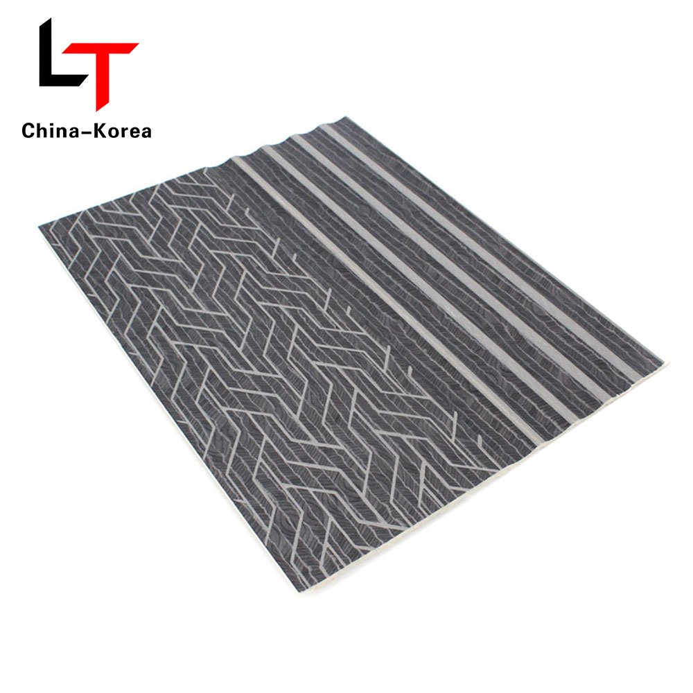 LT Best Selling PS Waterproof WPC fluted wall panels 3d Slat Acoustic Seamless fluted Wall Board For Home Decoration