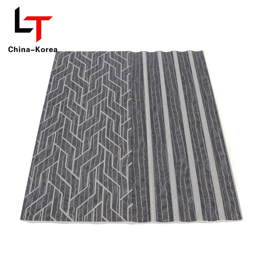 LT Best Selling PS Waterproof WPC fluted wall panels 3d Slat Acoustic Seamless fluted Wall Board For Home Decoration