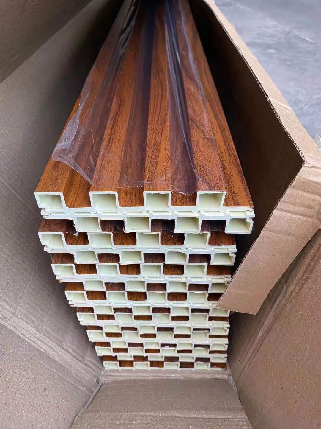 Factory Direct Home Decor Supply Waterproof Tv Background Panel Wooden Grain Pvc Wpc Wall Panels Wall Panel