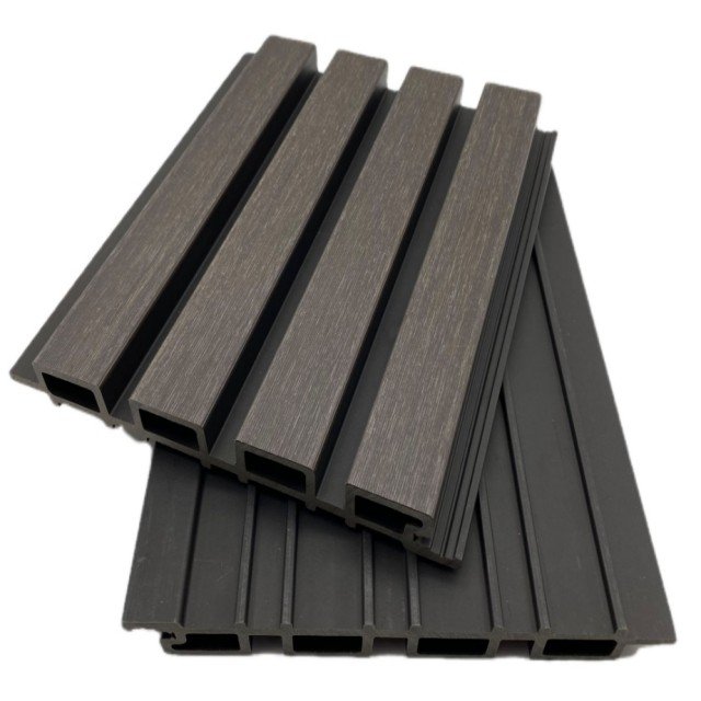 Modern plastic wood wall panel garden garden design anti-corrosion sunscreen high-quality plastic wood panel wall