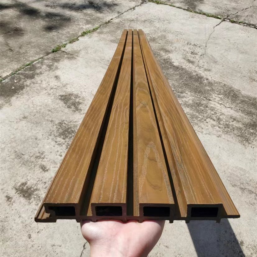 Factory Prices Outdoor Durable Wood Plastic Composite Panel WPC Wall Cladding water proof WPC wall panel for exterior wall decor