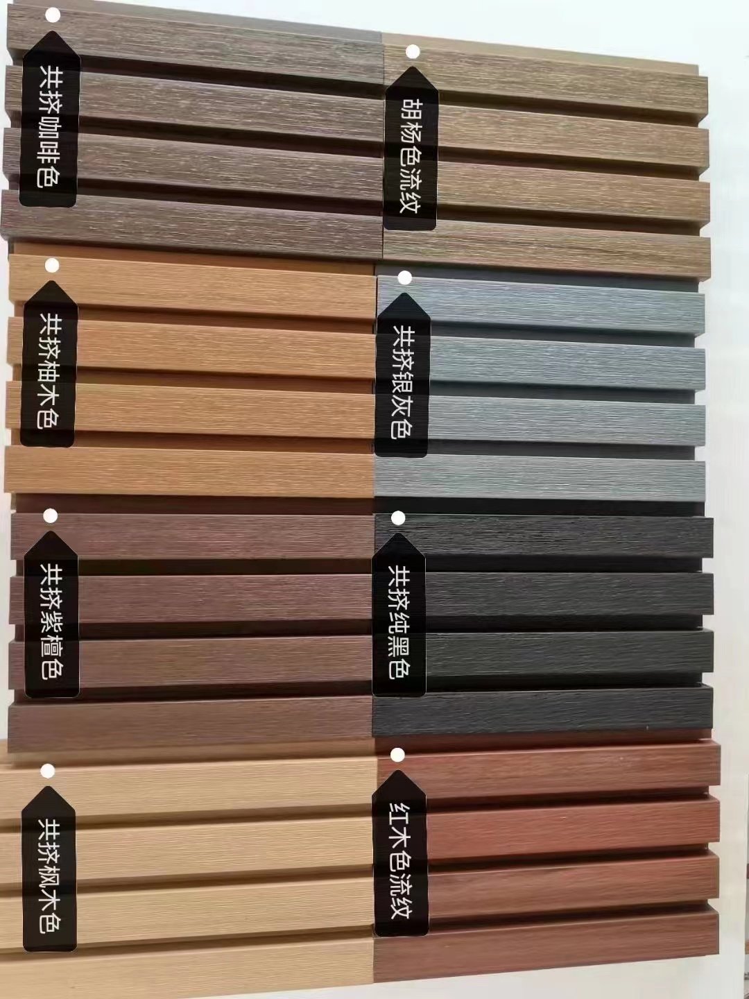 Factory Prices Outdoor Durable Wood Plastic Composite Panel WPC Wall Cladding water proof WPC wall panel for exterior wall decor