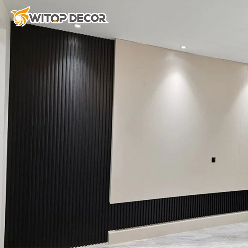 Customizable Material Multiple Specifications 3d Decorative WPC Wall Panel Cladding Wave Board Great Wall Board