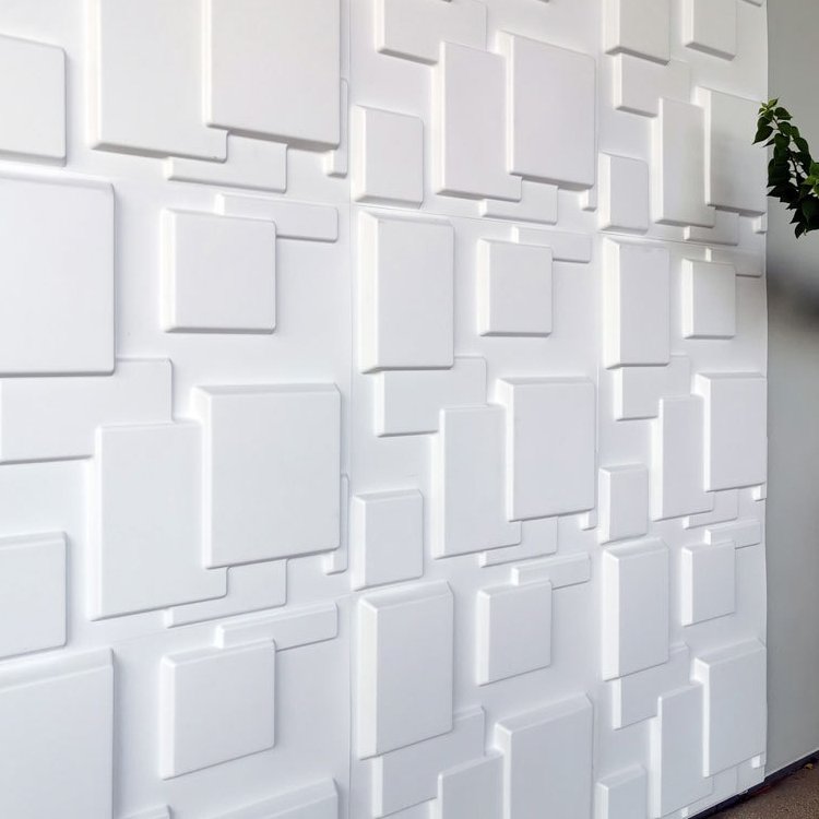 Easy installation high quality Modern Interior decoration 3D pvc wall Panel/Sticker Waterproof 3d pvc board