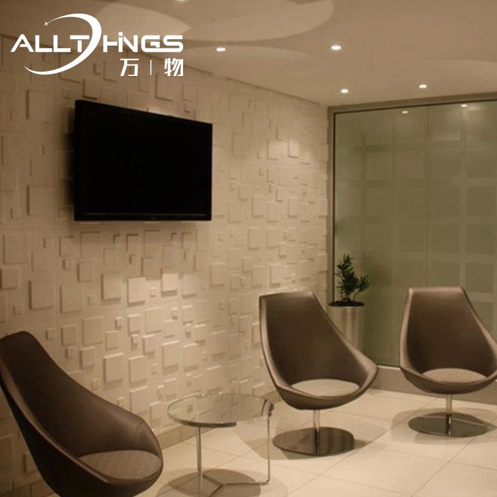 Easy installation high quality Modern Interior decoration 3D pvc wall Panel/Sticker Waterproof 3d pvc board