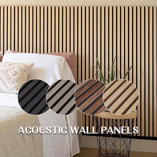 KASARO Fashion Wall Panel 3d Model Design Slat Mdf Board Decorative Acoustic Wood Slat Wall Panel For Indoor Commercial