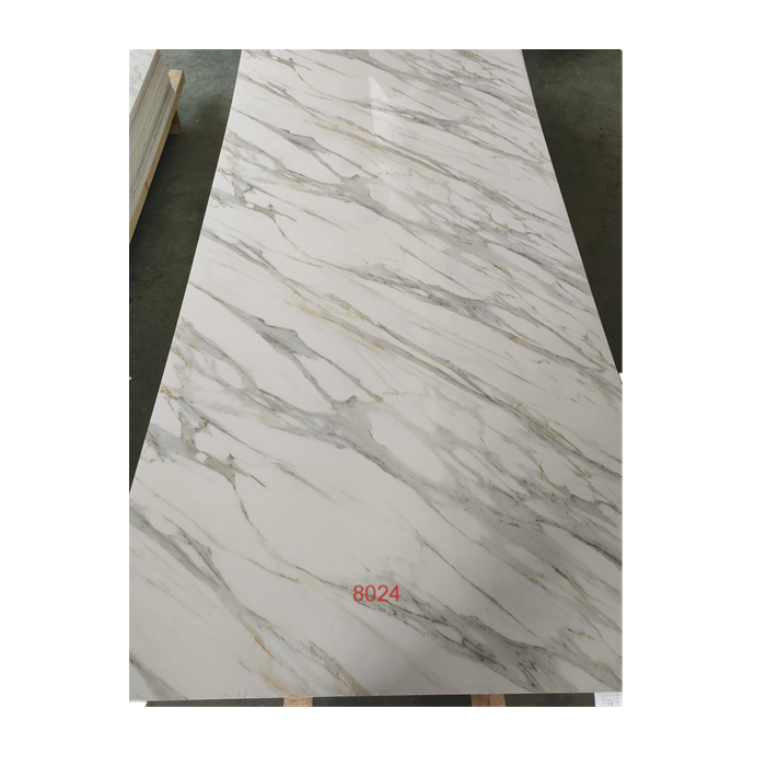 1220mm*2440mm UV board pvc marble sheet decorative plastic wall panels