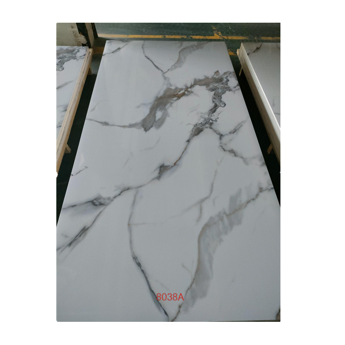 1220mm*2440mm UV board pvc marble sheet decorative plastic wall panels