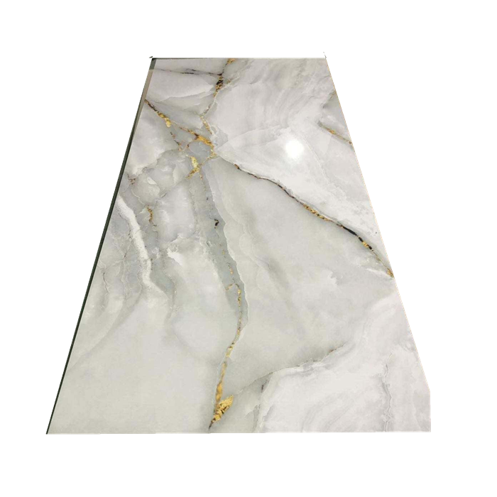 1220mm*2440mm UV board pvc marble sheet decorative plastic wall panels
