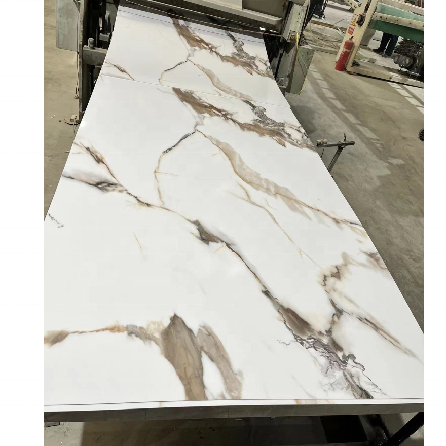 Waterproof fireproof pvc marble sheet 3mm pvc uv board other boards for wall decoration