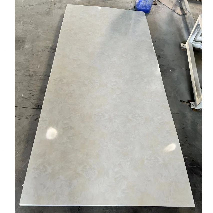 Waterproof fireproof pvc marble sheet 3mm pvc uv board other boards for wall decoration
