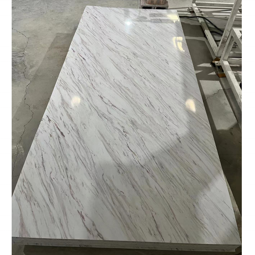 Waterproof fireproof pvc marble sheet 3mm pvc uv board other boards for wall decoration
