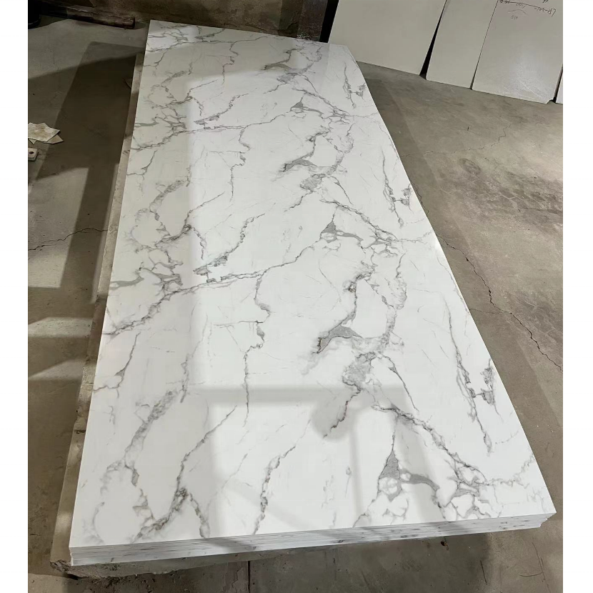 Waterproof fireproof pvc marble sheet 3mm pvc uv board other boards for wall decoration