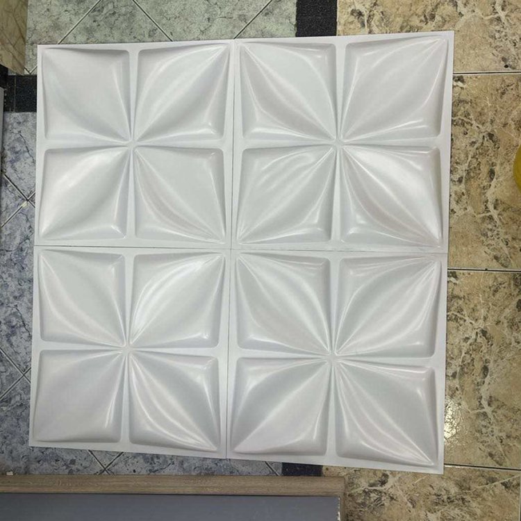 Low cost prefabricated house interior decor pvc ceiling wallpapers wall panel 3d coating for waterproof