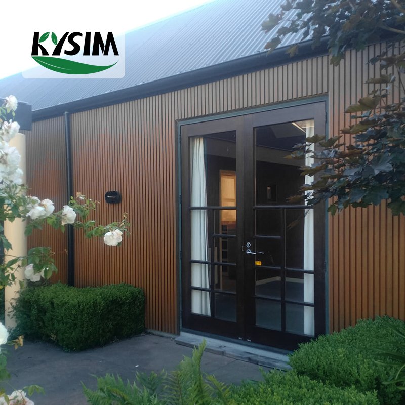 wood plastic composite board for interior and exterior wall decoration WPC wall panel