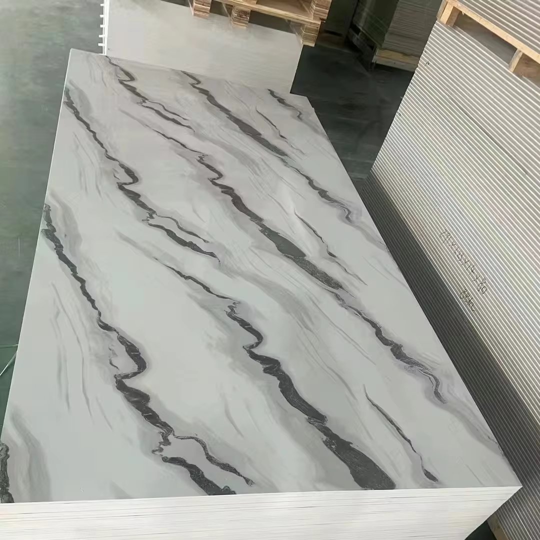 High Quality Interior Decoration Board pvc Marble Wall Panel uv marble sheet 3mm