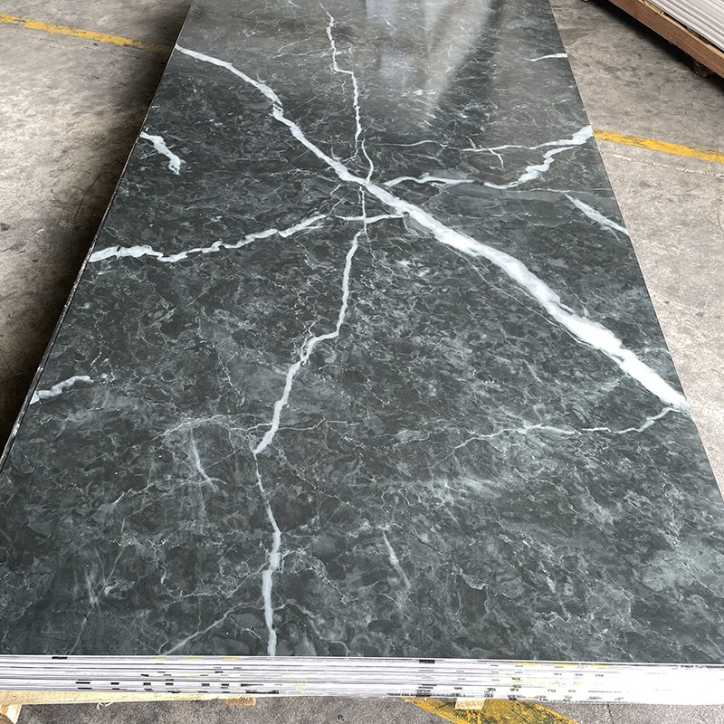 PVC marble wall panels can be customized color marble sheet Embossed Matt & other panels for home decoration modern