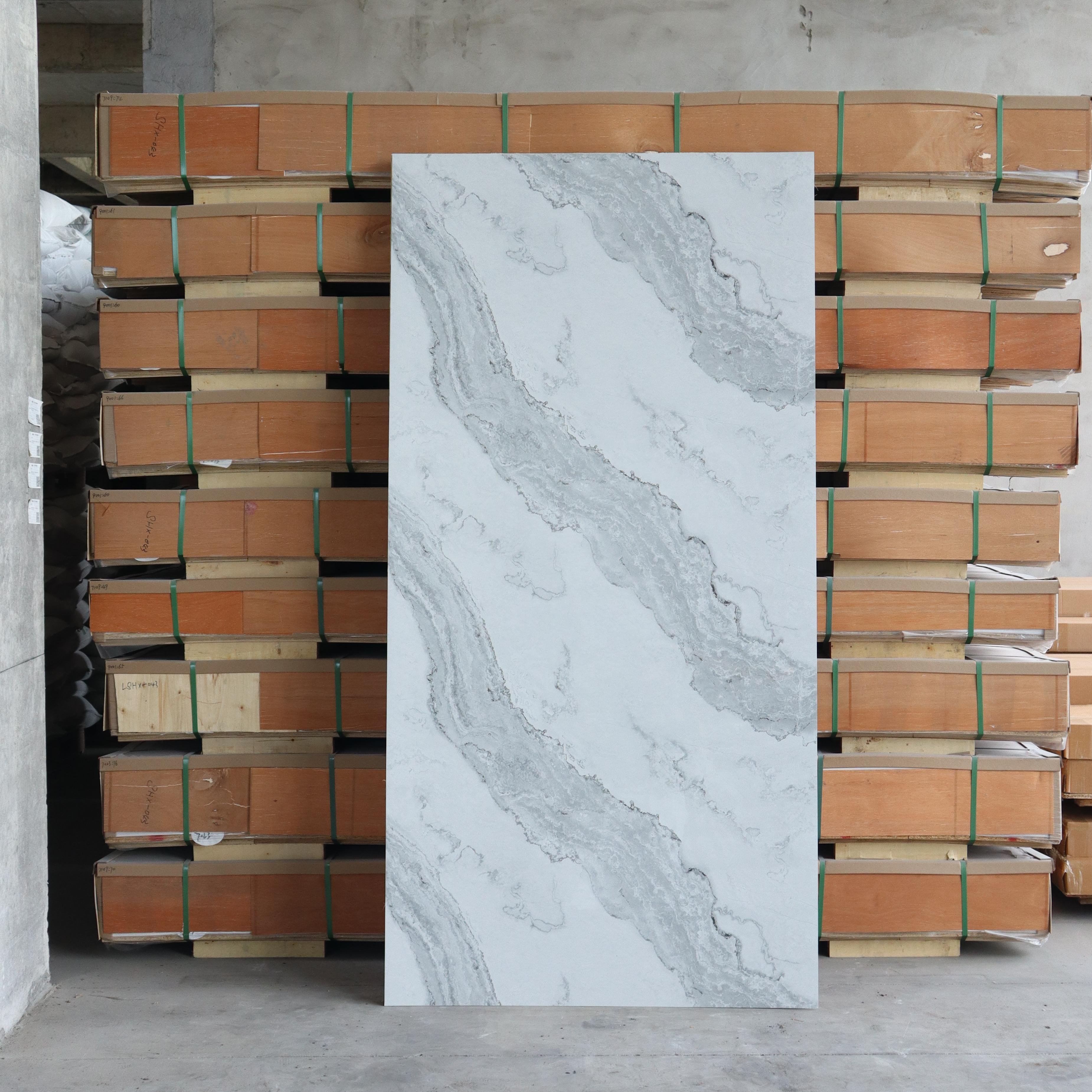Marble Alternative mirror surface High Glossy UV PVC Marble Sheet Wall Panel Fireproof for Beautiful Interior Decor