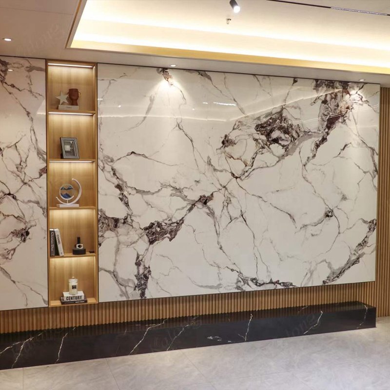 Multi-design 5mm/8mm WPC Wall Board Bamboo Carbon Crystal Interior Wall Panel