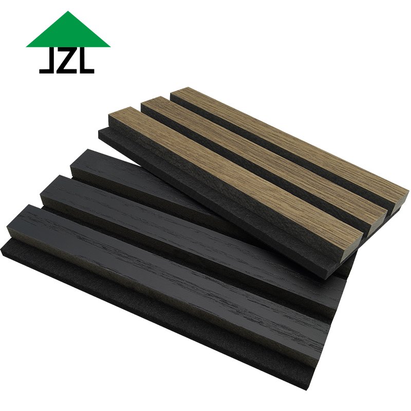 Akupanel 3D Design Sound Absorbing Wooden Wall Decor Pet Wood Strip Slatted Acoustic Panels Decoration Wall Ceiling Acoustic