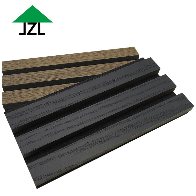 Akupanel 3D Design Sound Absorbing Wooden Wall Decor Pet Wood Strip Slatted Acoustic Panels Decoration Wall Ceiling Acoustic