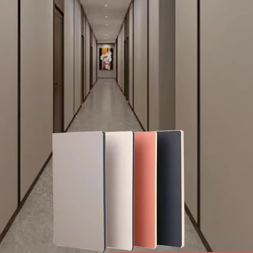 Metal Plate Mirror Charcoal Fiber Wood Decorative Panel Carbon Crystal Decorative Board
