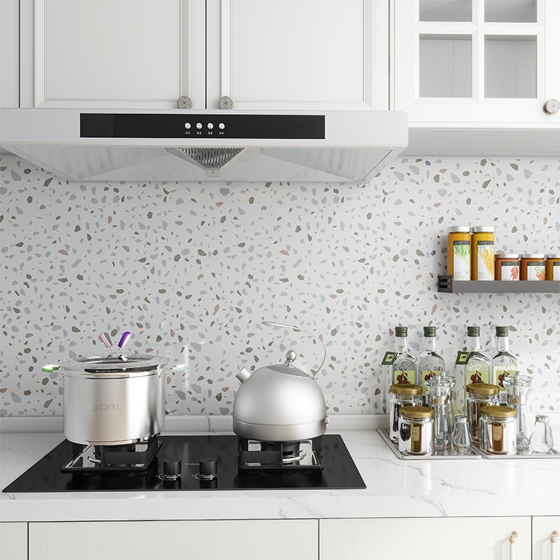 Pvc Wallpaper Modern Marble Pattern PVC Wallpaper Water & Scratch Resistant Anti-Static for Apartment Use Fashionable & Simple