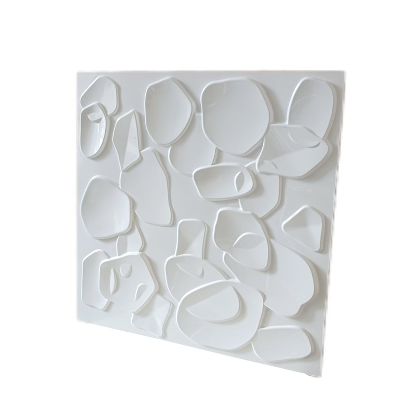 50*50cm 3d geometric pvc wall panel waterproof wallpapers high quality 3d pvc other boards home art decoration