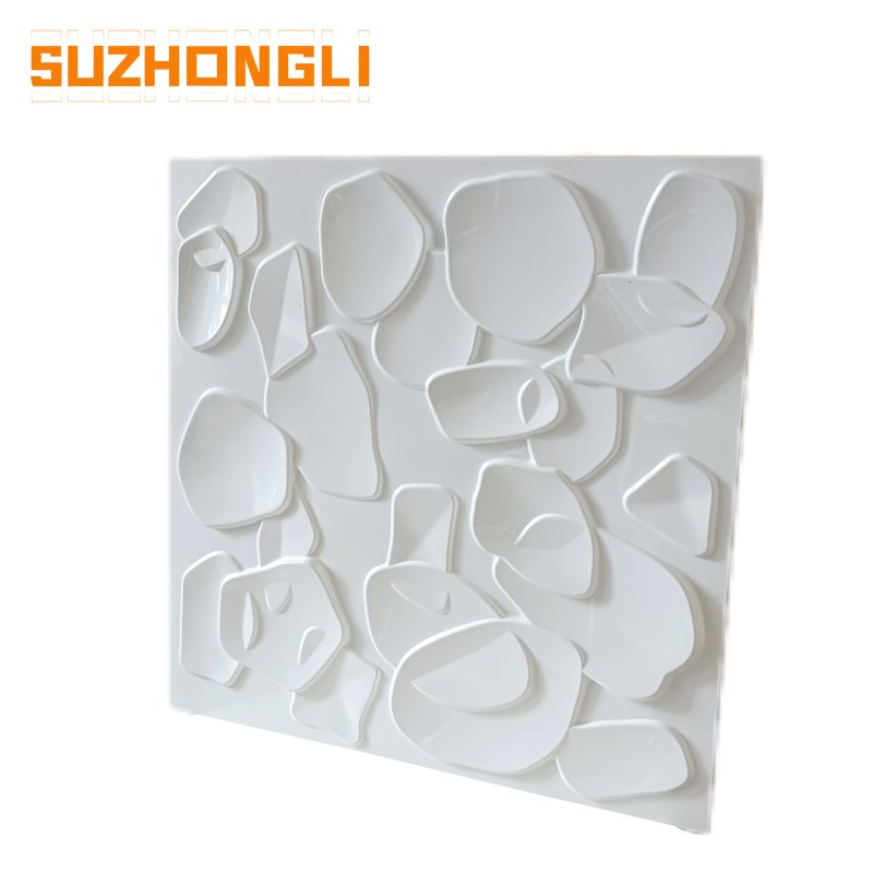 50*50cm 3d geometric pvc wall panel waterproof wallpapers high quality 3d pvc other boards home art decoration