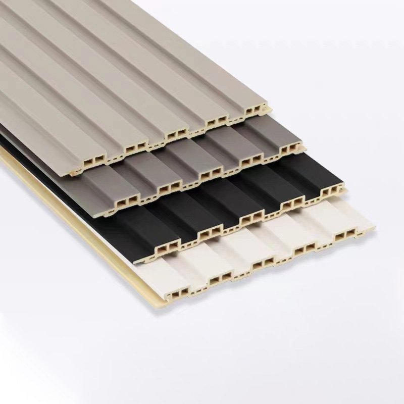 Luxury laminate interior Grating 3D wpc wallboard for living room decorative indoor Wood Plastic Composite wall panel cladding