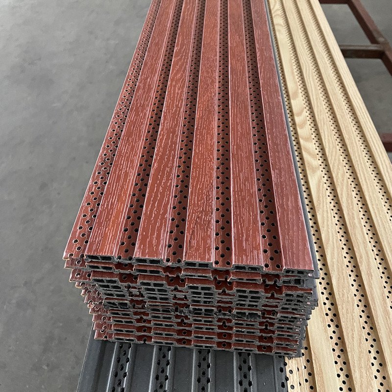 Interior sound-absorbing boards waterproof wpc wall panel wooden cladding panel decor flexible wall cladding panels