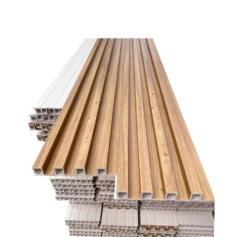 Water proof wood PVC composite WPC wall panel hollow WPC wall cladding from China factory