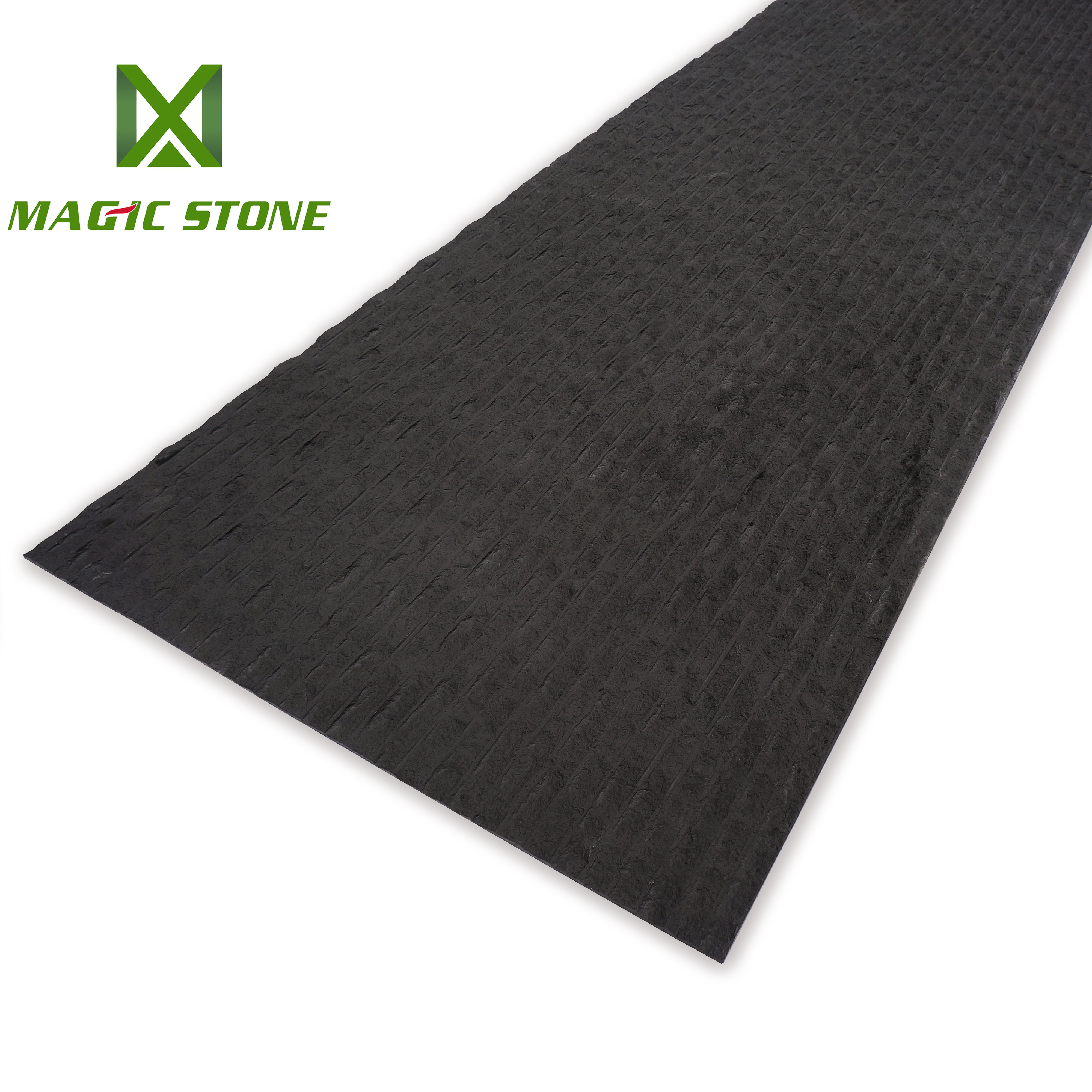 Natural Stone Cladding 600x2400mm Line Flexible Ceramic Tiles Stone Effect Flexible Thin Panels For Wall Veneer