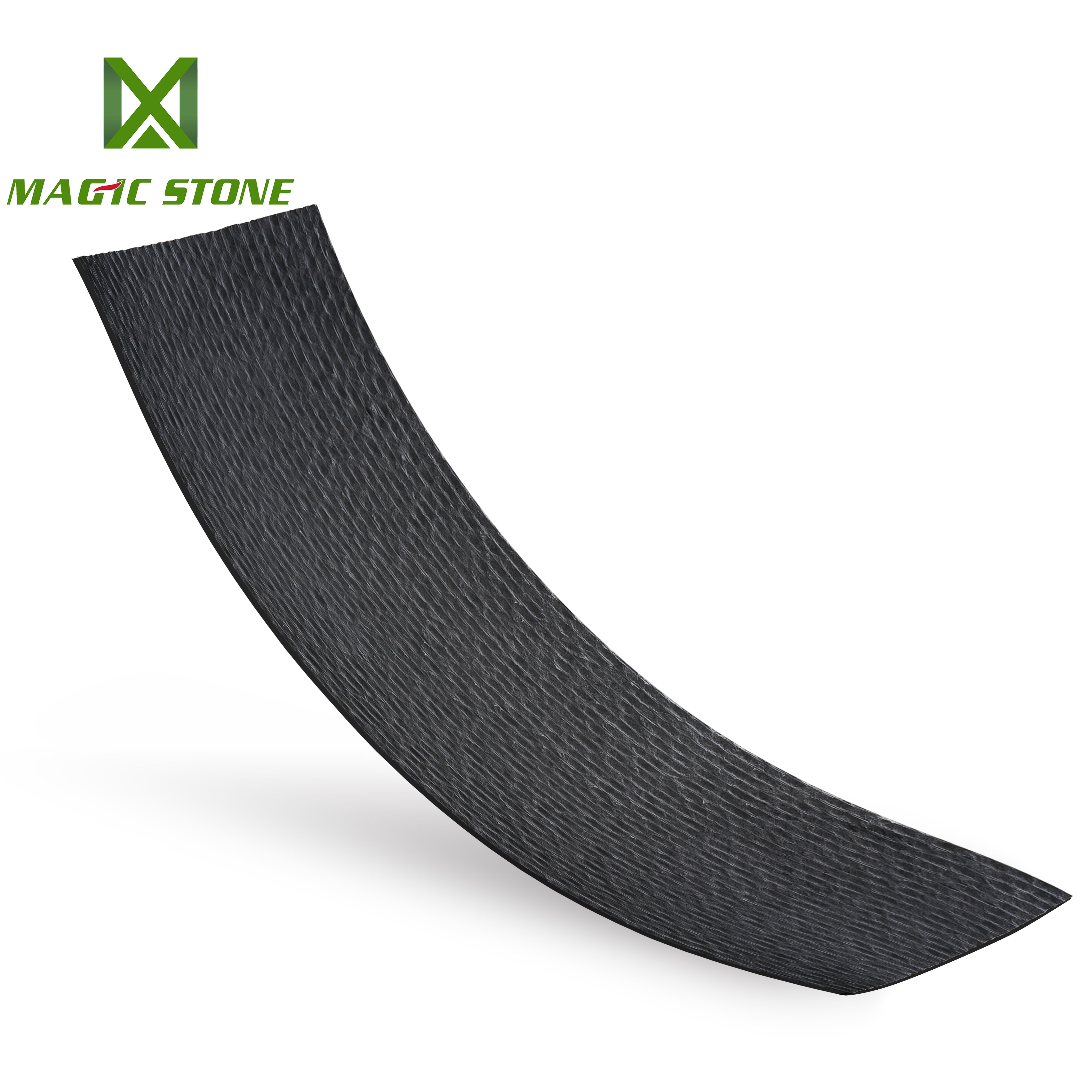 Natural Stone Cladding 600x2400mm Line Flexible Ceramic Tiles Stone Effect Flexible Thin Panels For Wall Veneer