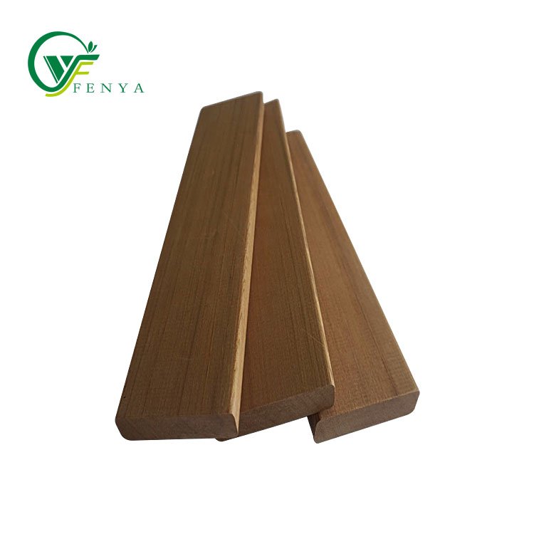 Wholesale Price Canadian Red Cedar Solid Wood Sauna Wall Bench Sauna Board