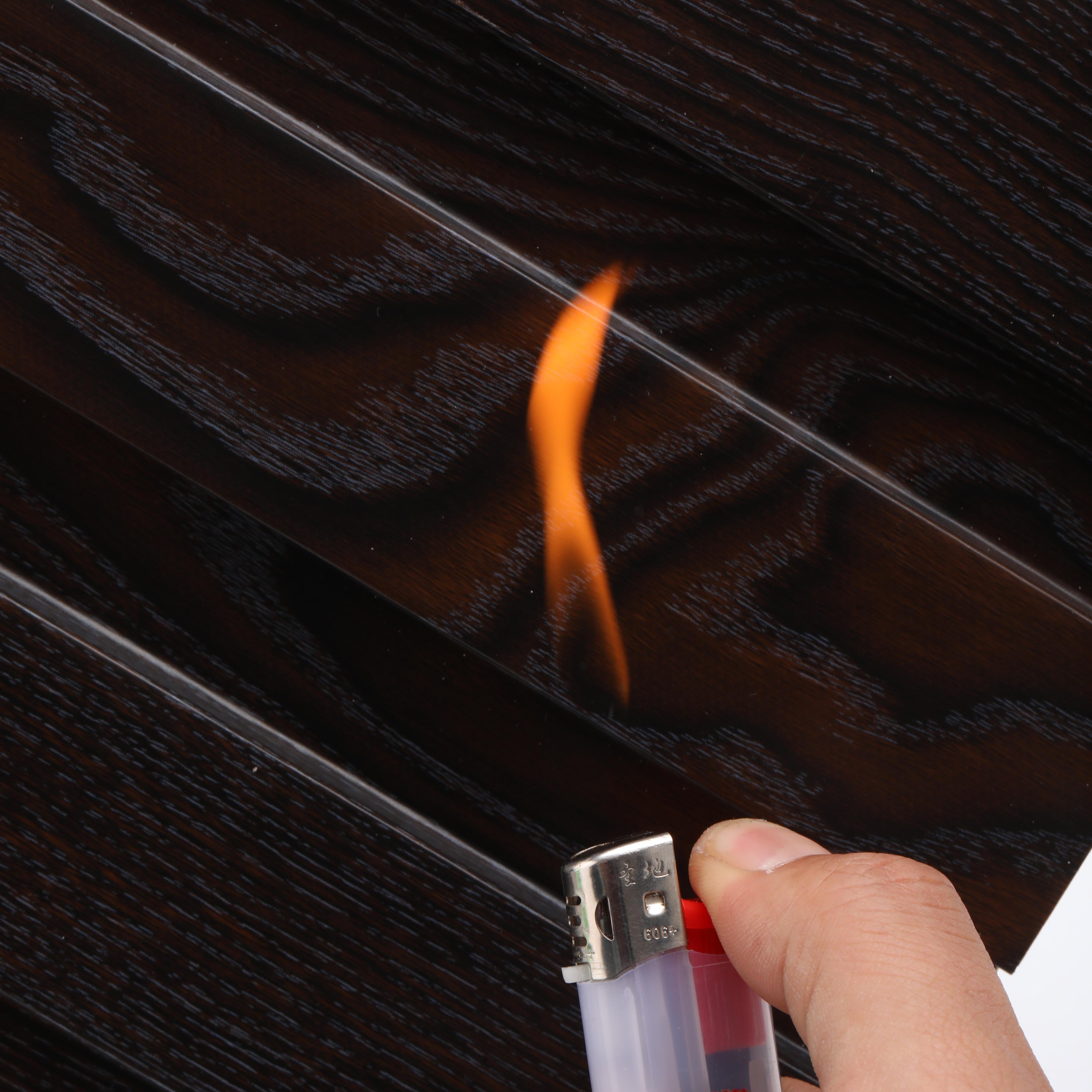 Wooden color Interior wall decor board with stone faux marble look wall cladding panel laminate ceiling panel WPC panel