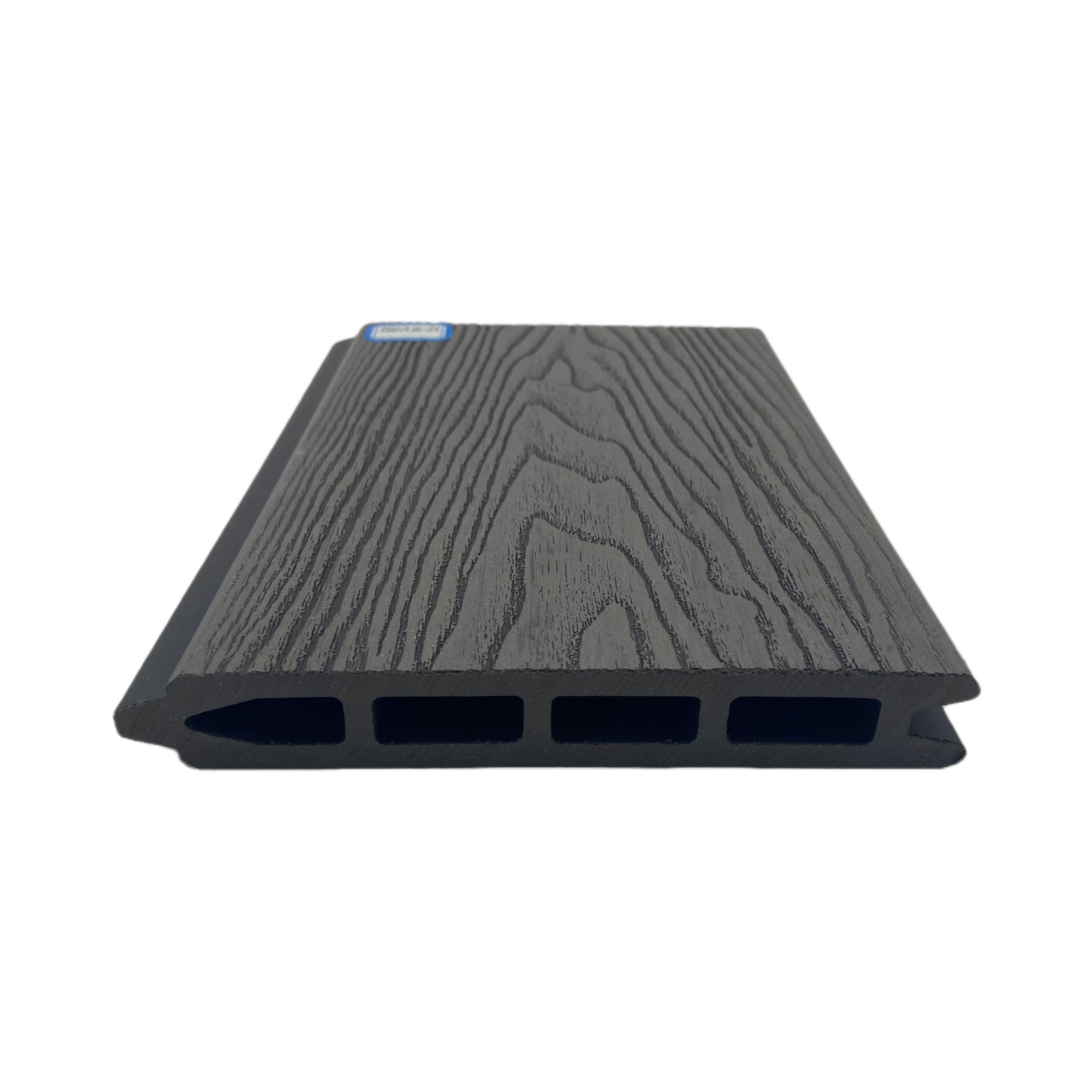 Co-extrusion teak color WPC Composite Garden Fence panel