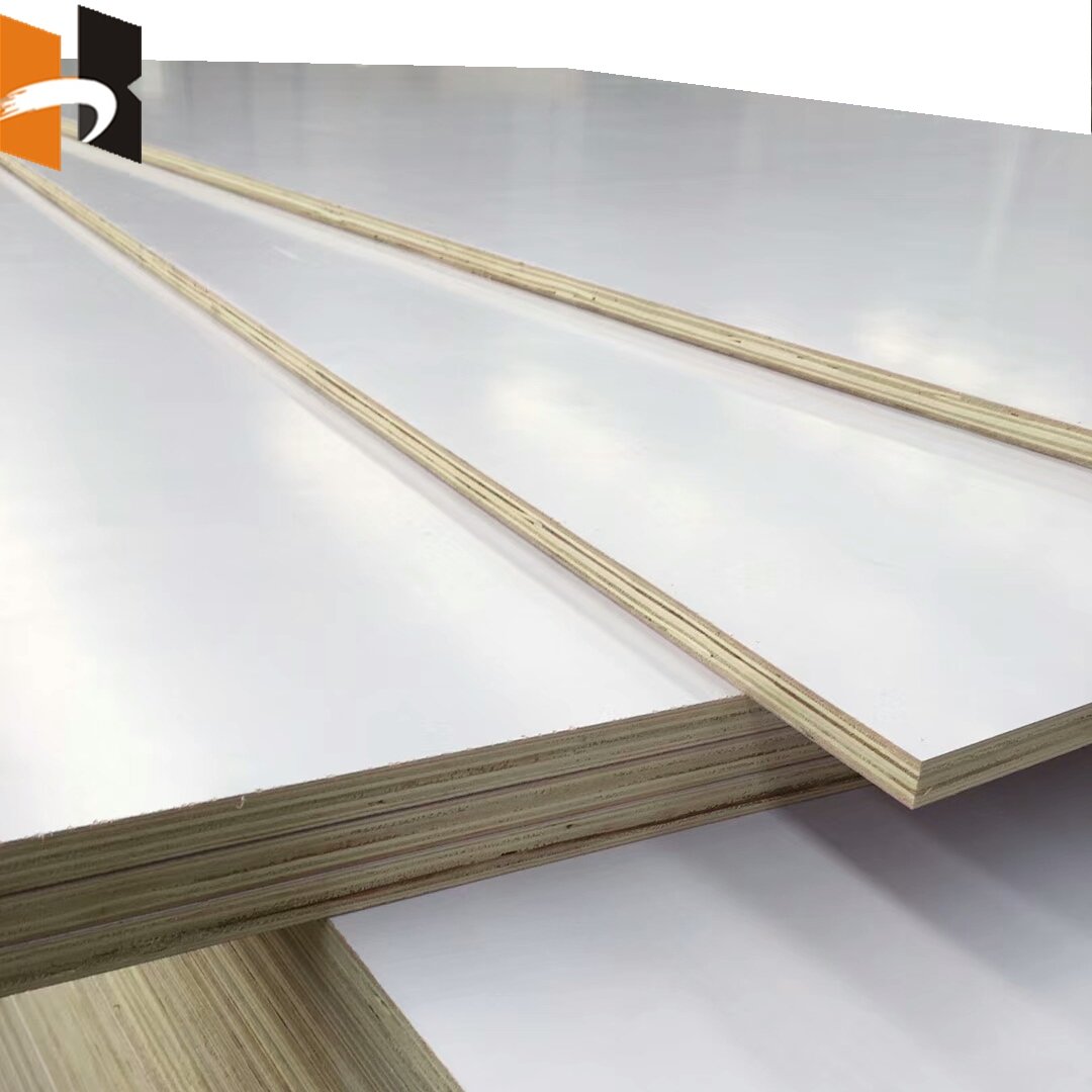 4x8 18mm Wholesale White Melamine Paper Laminated Marine Plywood Board