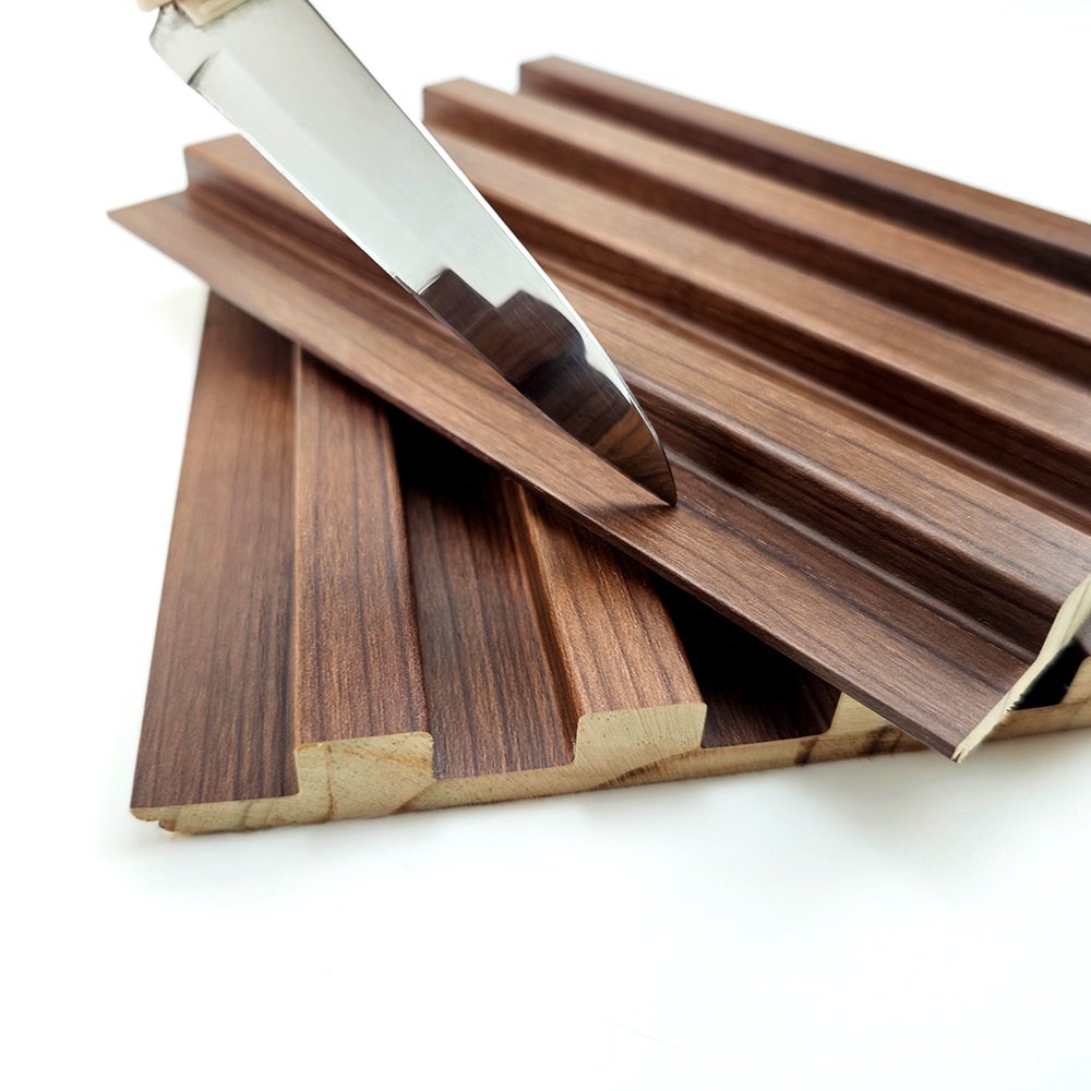 3D Pvc WOOD Waterproof Cladding Home Decor Wall Panel Pine Solid Wood Wall Board For Hotel