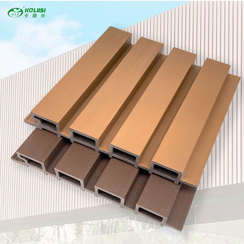 Siding Co-extrusion External Cladding Weatherproof Wooden Grain Wpc Wall Panels Boards For Outdoor Decor
