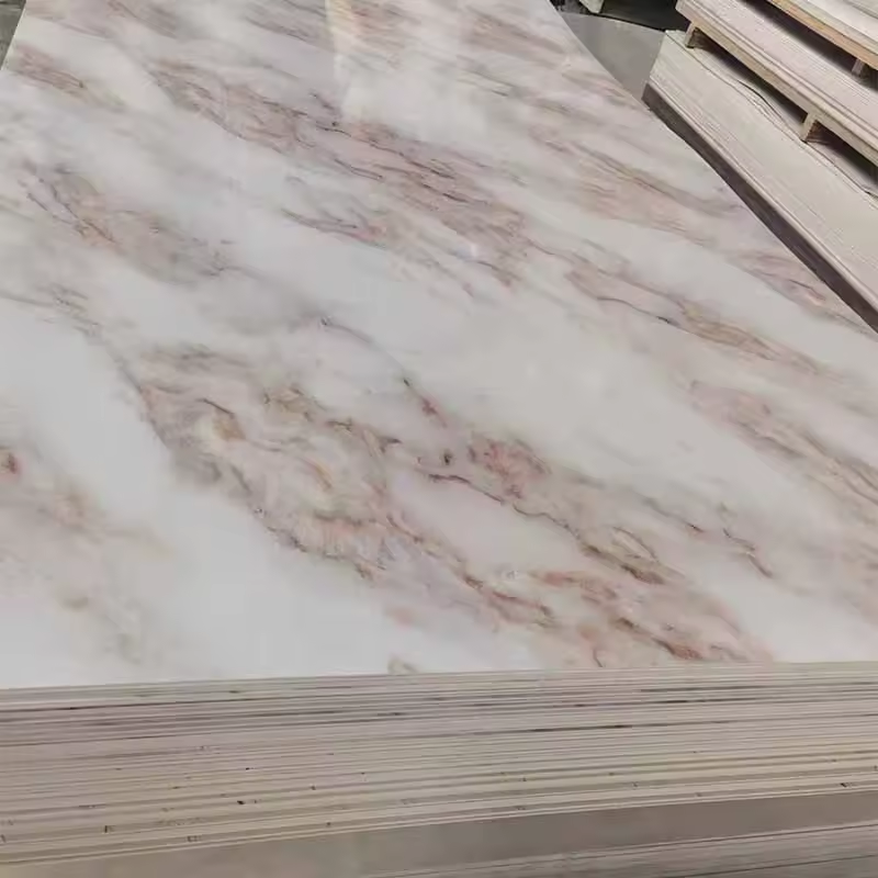 Durability Eco-Friendly Plastic TV Background Interior Decoration Other Boards UV Marble PVC Marble Sheet PVC Wall Panel