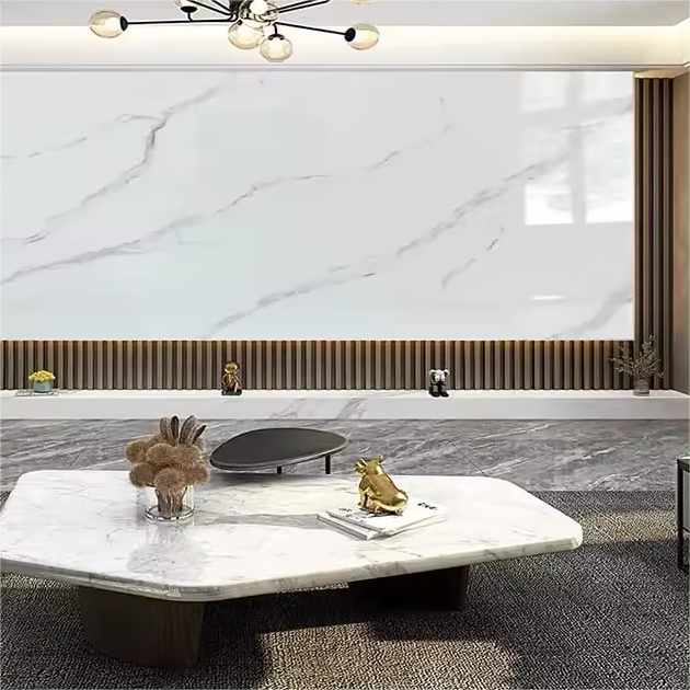 Durability Eco-Friendly Plastic TV Background Interior Decoration Other Boards UV Marble PVC Marble Sheet PVC Wall Panel