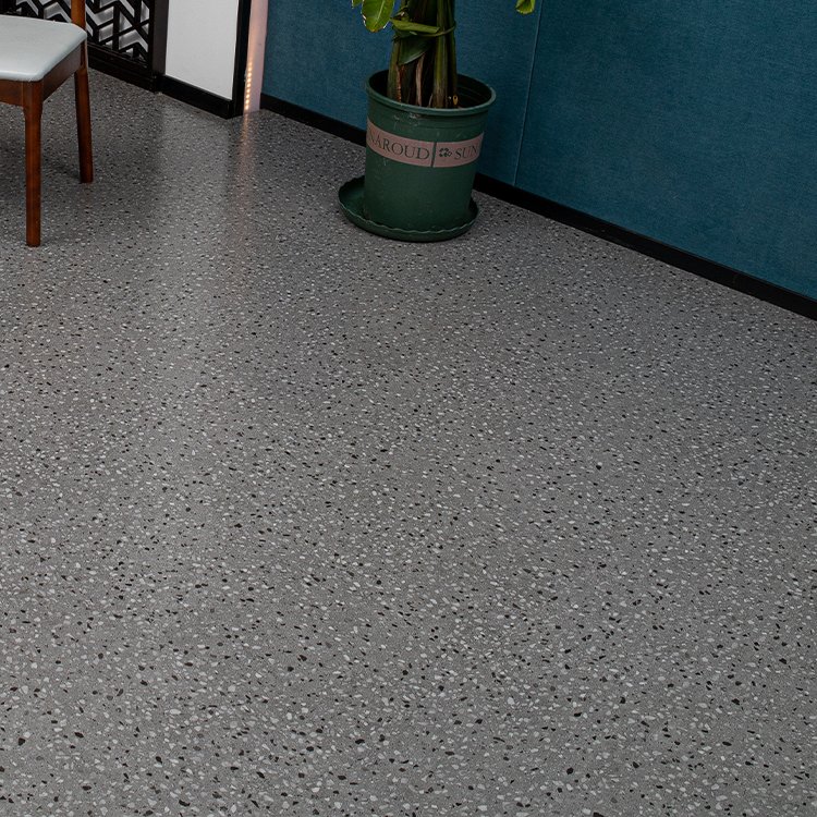 Flooring for Hospitals Dark Color Marble Style Block Dry Back Waterproof Carpet Flooring PVC Vinyl SPC Flooring Tile Board
