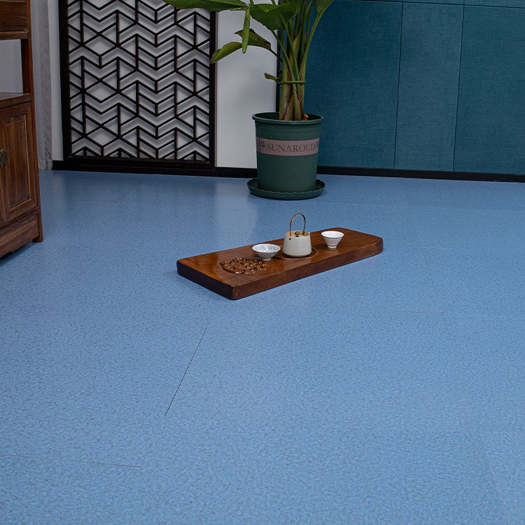 Flooring for Hospitals Dark Color Marble Style Block Dry Back Waterproof Carpet Flooring PVC Vinyl SPC Flooring Tile Board